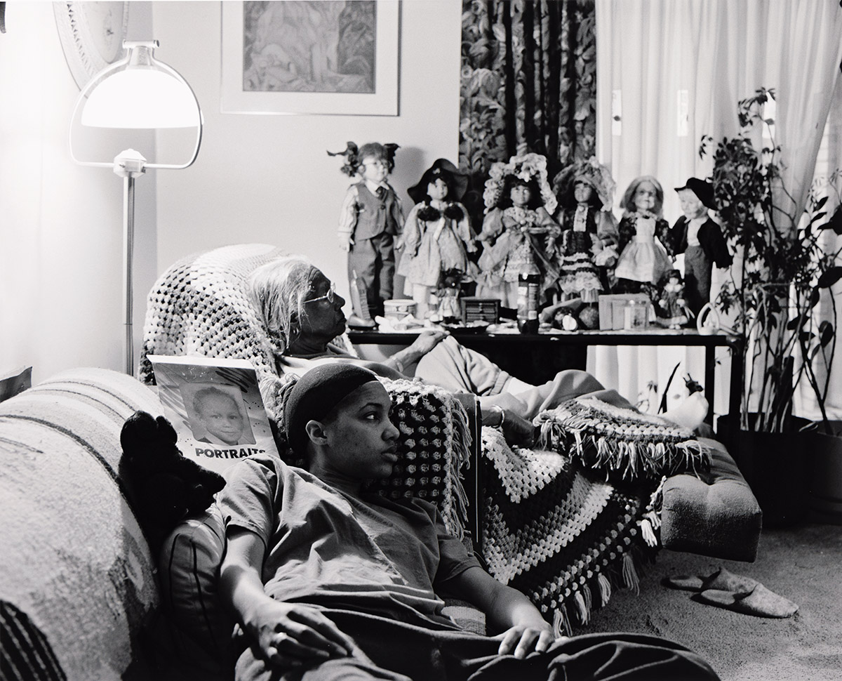 LATOYA RUBY FRAZIER (1982 - ) Grandma Ruby and Me in Her Livingroom.